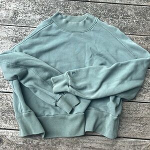 Everlane mock neck sweatshirt small